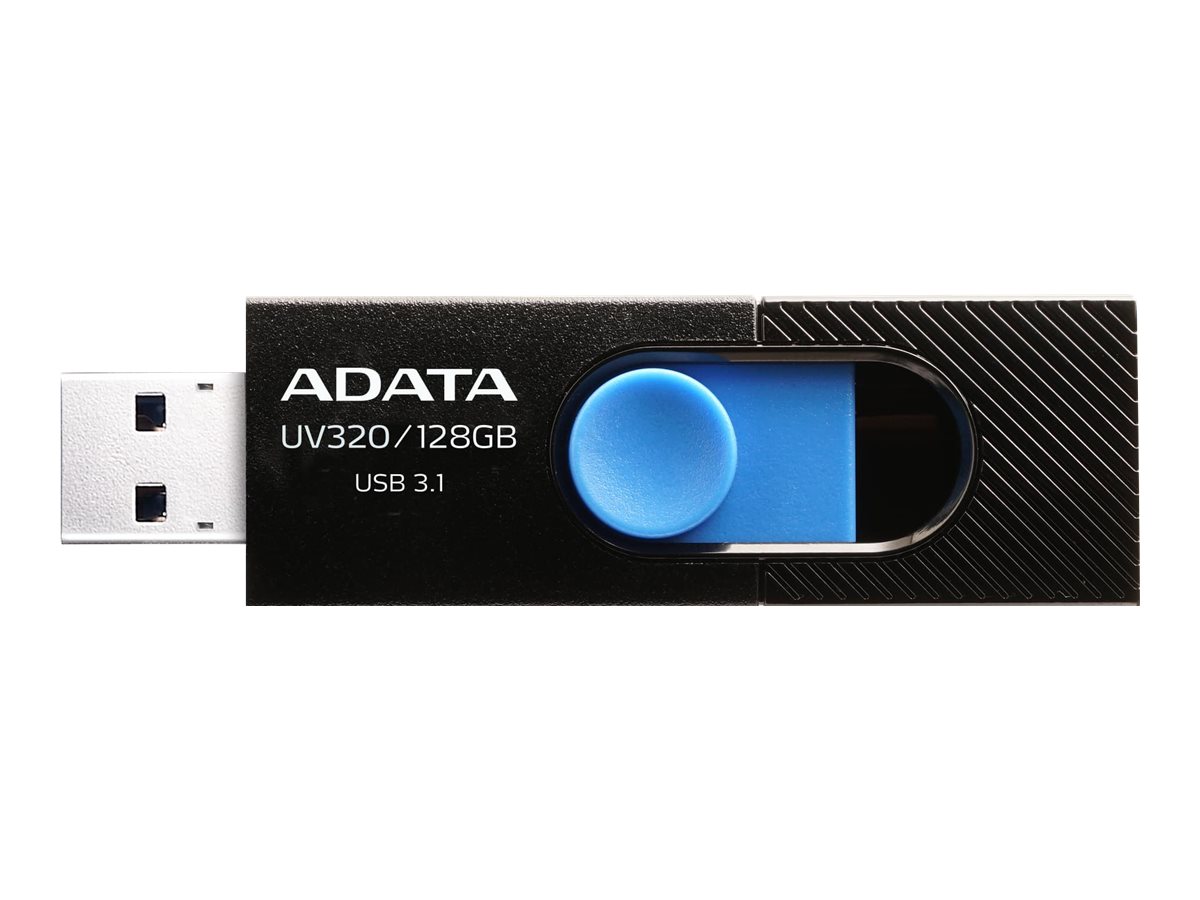 Pilt ADATA | UV320 | 128 GB | USB 3.1 | Black/Blue