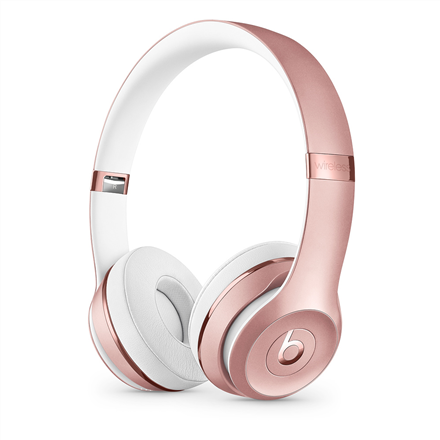 Pilt Beats Solo3 Wireless Headphones, Rose/Gold | Beats