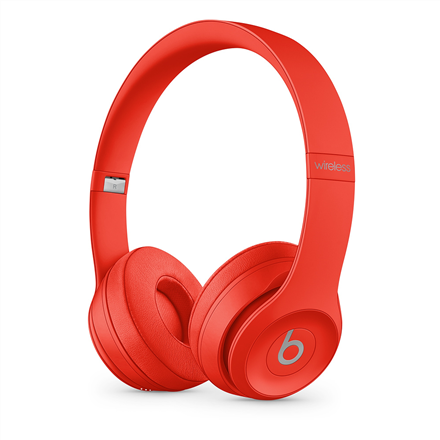 Pilt Beats Solo3 Wireless Headphones, Red | Beats