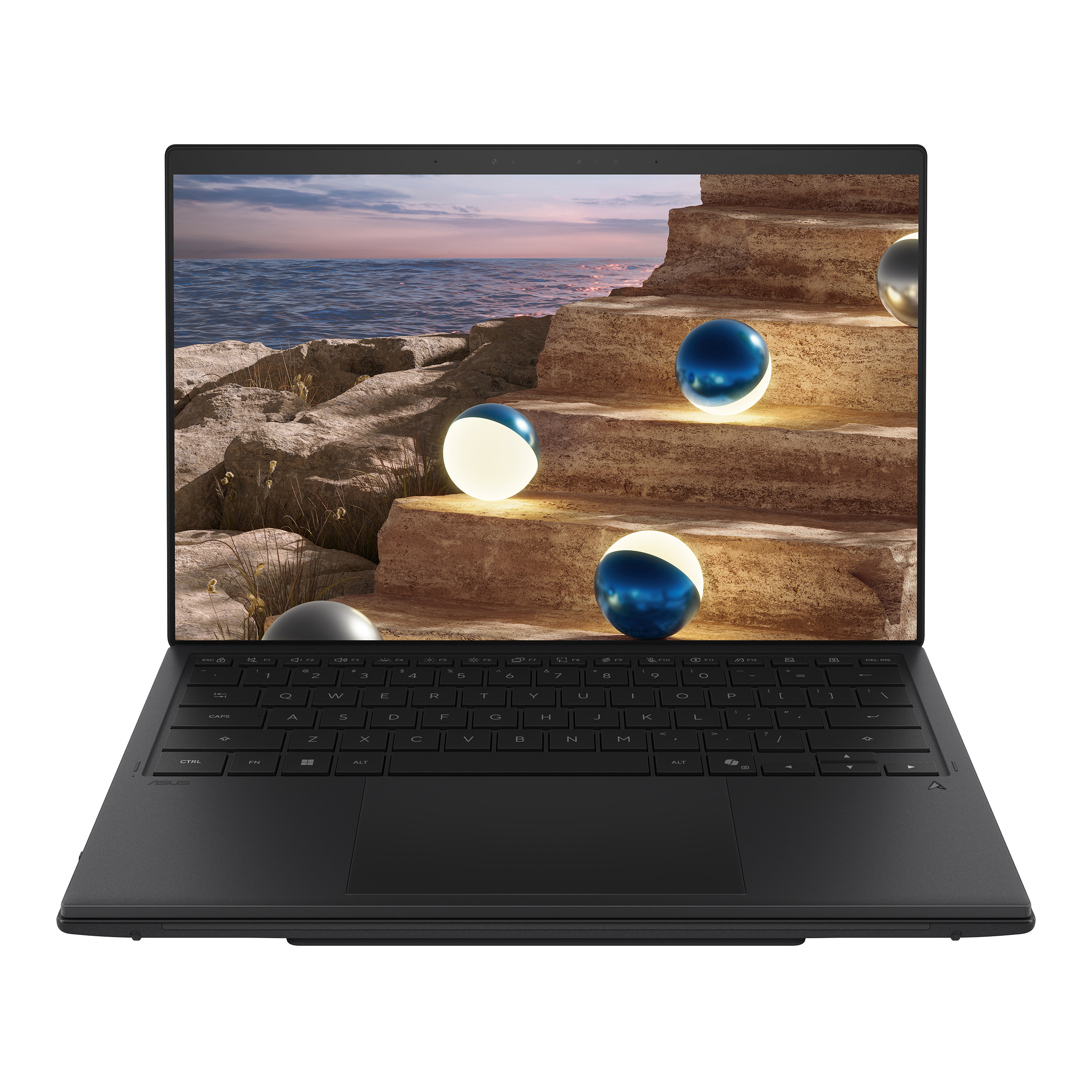 Pilt Asus Zenbook Duo UX8407AA-SN094X | Moher Gray | 14 " | OLED | Touchscreen | 2.8K | 2880 x 1800 pixels | Anti-Reflective | Intel Core Ultra 9 | 378H | 32 GB | LPDDR5X | Solid-state drive capacity 2000 GB | Intel Arc Graphics | Windows 11 Home | 802.11be | Bluetooth version 5.4 | Keyboard language US international | Keyboard backlit | Warranty 24 month(s) | Battery warranty 12 month(s)