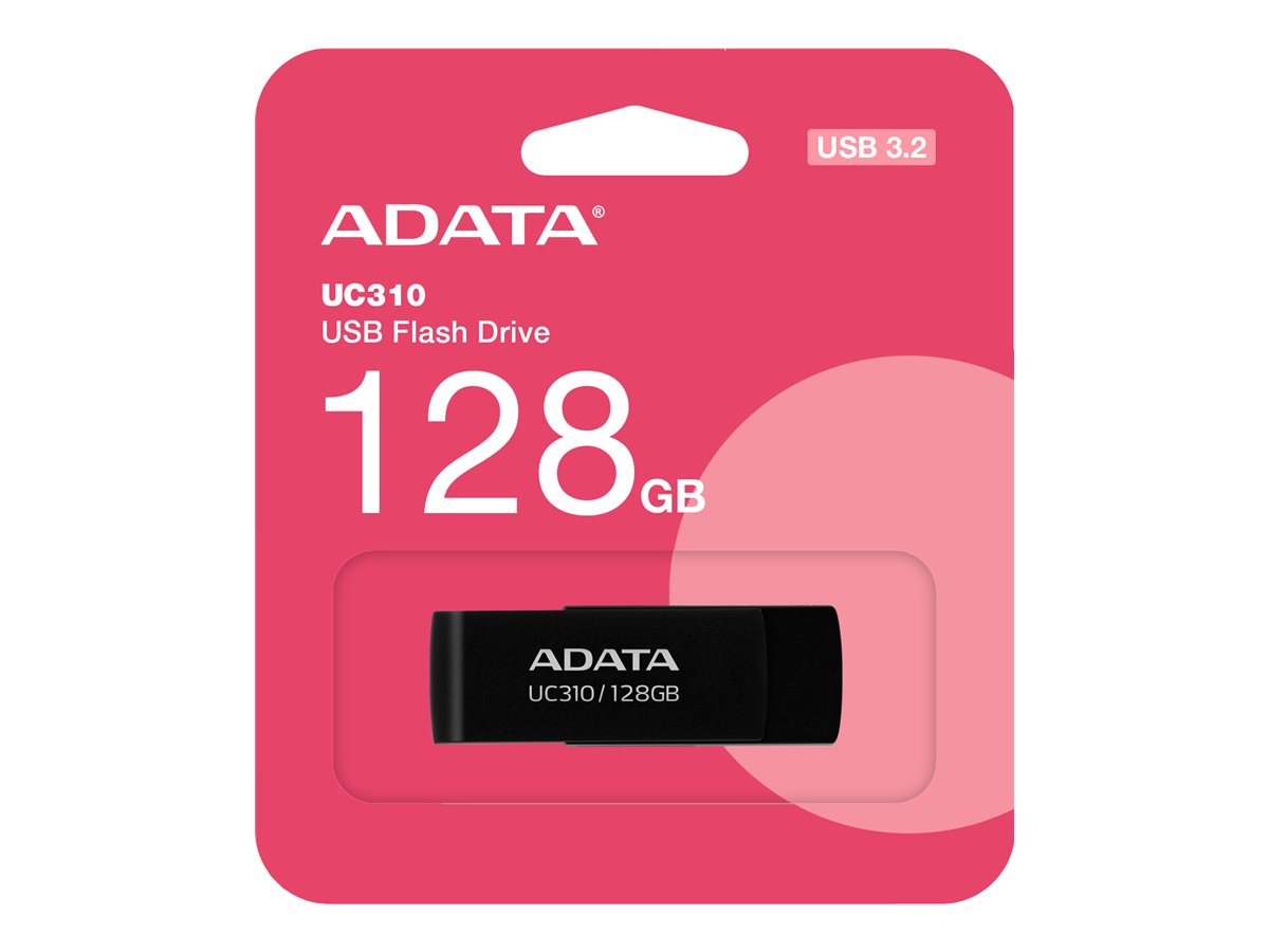 Pilt ADATA | USB Flash Drive | UC310 | 128 GB | USB 3.2 Gen1 | Black