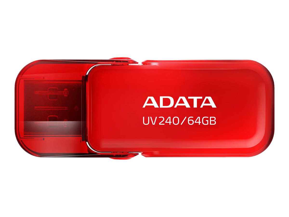 Pilt ADATA | USB Flash Drive | UV240 | 64 GB | USB 2.0 | Red