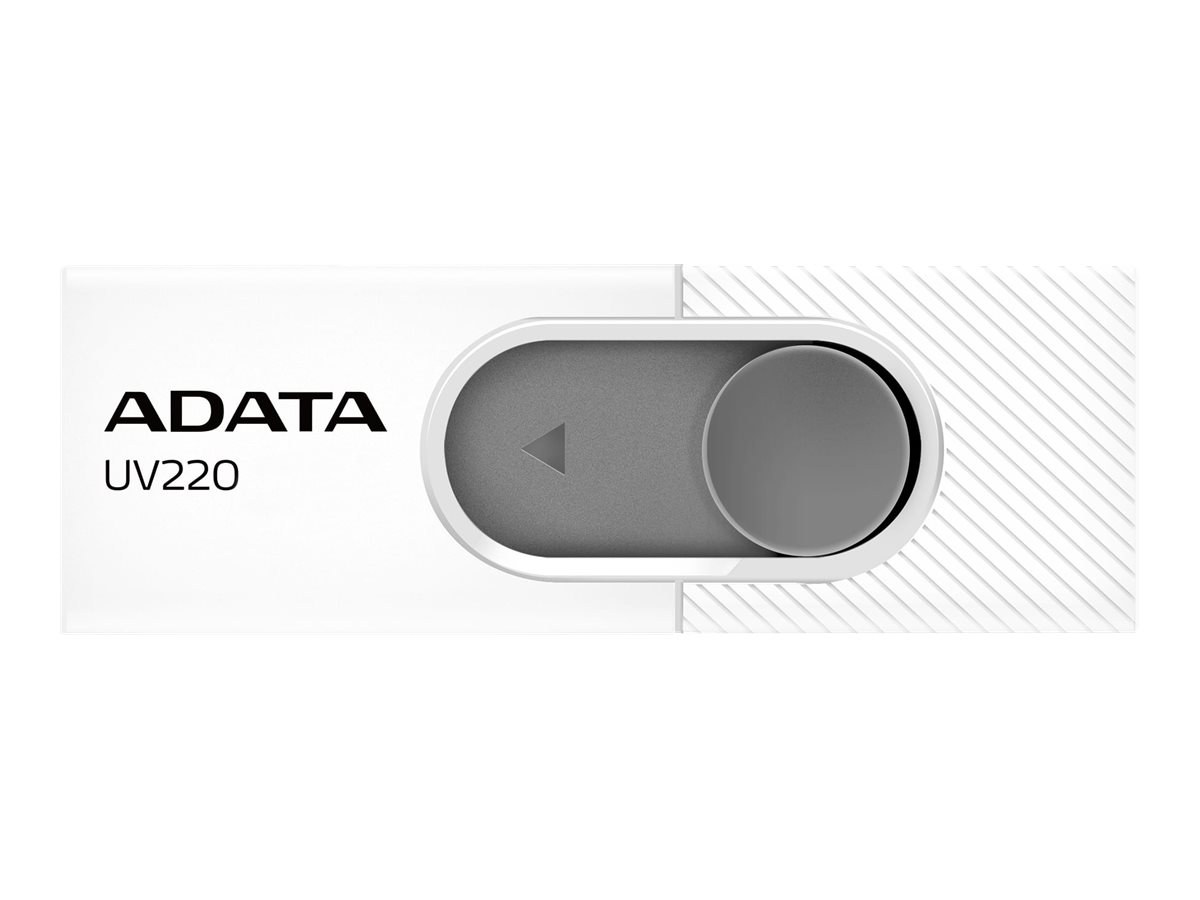 Pilt ADATA | UV220 | 32 GB | USB 2.0 | White/Gray