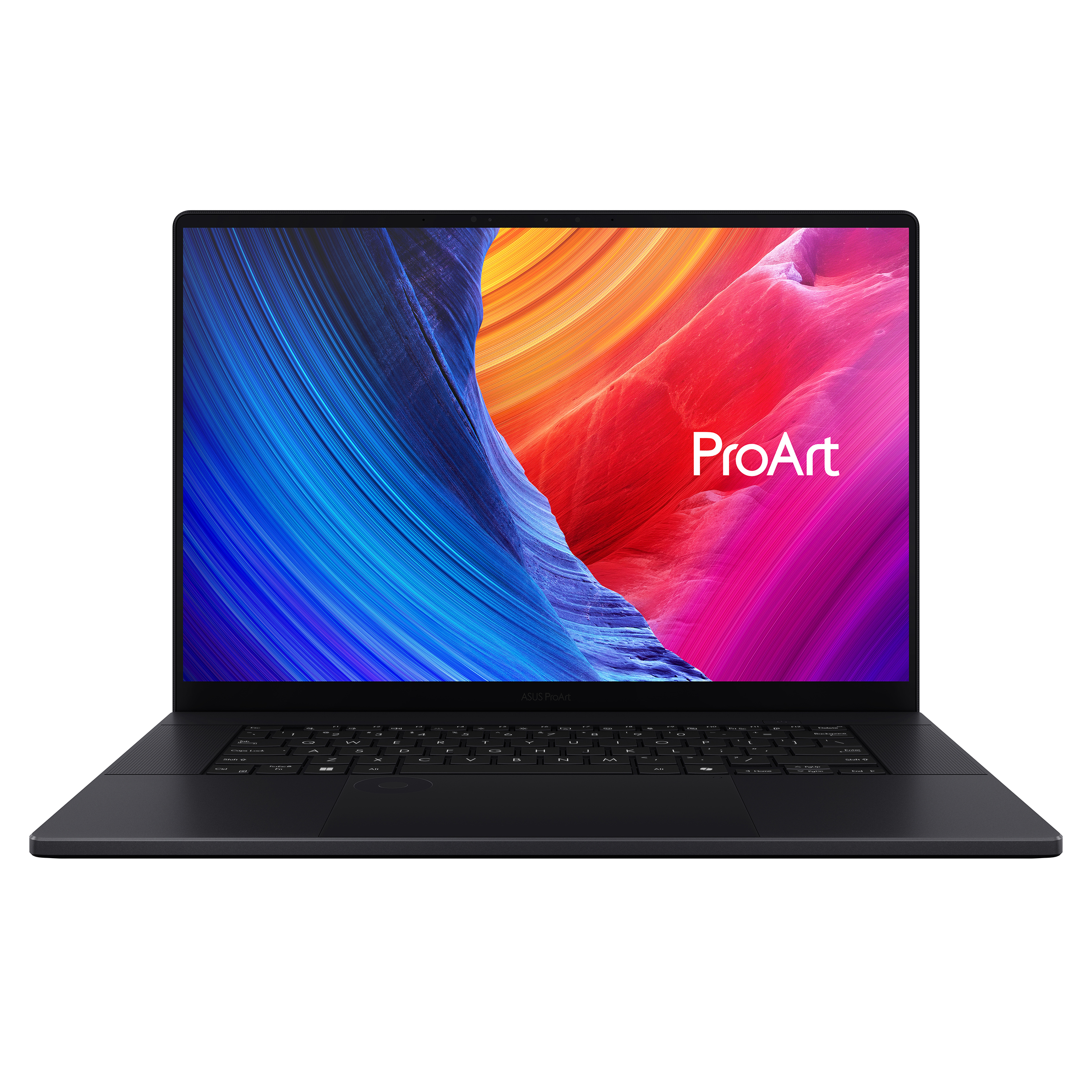 Pilt Asus ProArt P16 H7606WP-SR231X | Nano Black | 16 " | OLED | Touchscreen | 3K | 2880 x 1800 pixels | 120 Hz | Glossy | AMD Ryzen AI 9 | HX 370 | 64 GB | LPDDR5X | Solid-state drive capacity 2000 GB | NVIDIA GeForce RTX 5070 | GDDR7 | 8 GB | Windows 11 Pro | 802.11be | Bluetooth version 5.4 | Keyboard language US international | Keyboard backlit | Warranty 24 month(s) | Battery warranty 12 month(s)