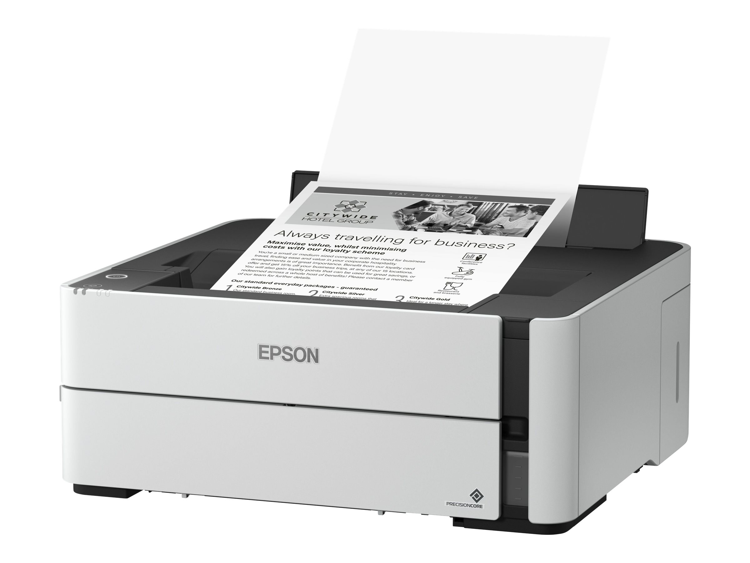 Pilt Epson EcoTank M1170 | Mono | Inkjet | Inkjet Printer | Wi-Fi | Maximum ISO A-series paper size A4 | White