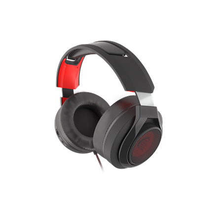 Pilt GENESIS Gaming Headset RADON 610, Wired, Balck/Red | Genesis | Gaming Headset | RADON 610