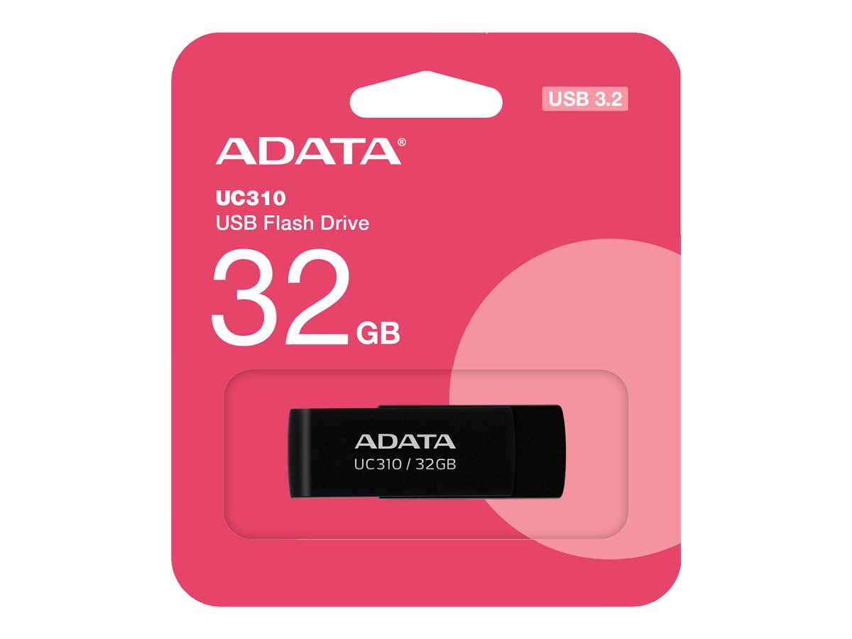 Pilt ADATA | USB Flash Drive | UC310 | 32 GB | USB 3.2 Gen1 | Black