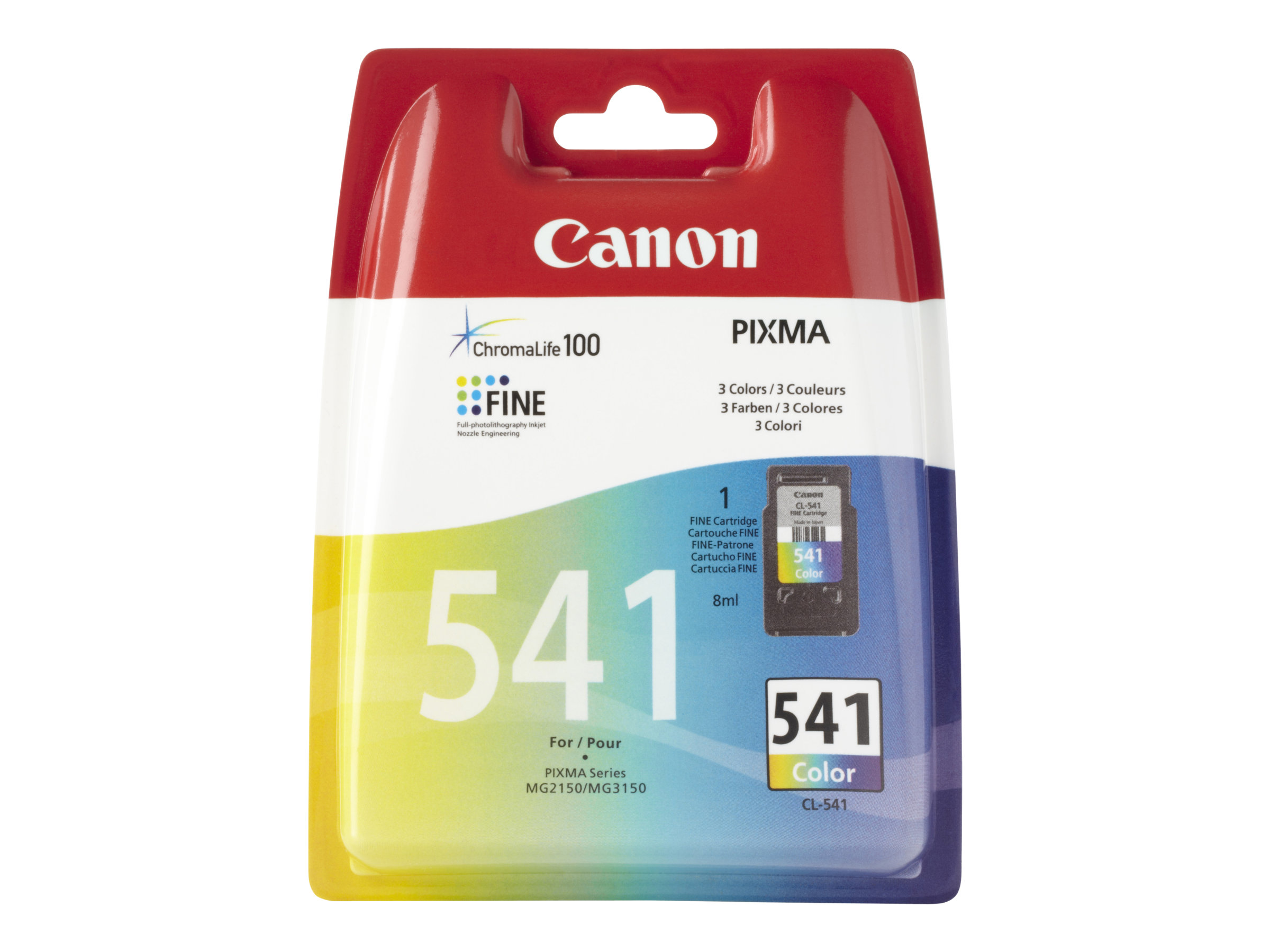 Pilt Canon Colour Ink Cartridge | CL-541 | Ink cartrige | Cyan, Magenta, Yellow