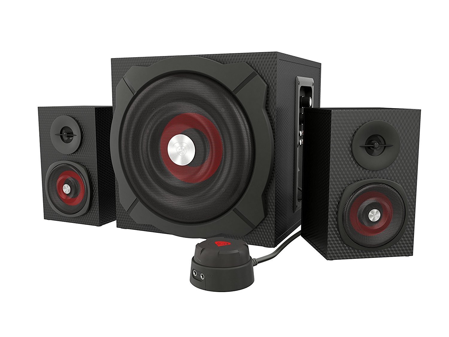 Pilt GENESIS Helium 610BT Computer Speakers, Wired, Bluetooth, Black | Genesis | Helium 610BT | Bluetooth | Red/Black | Computer Speakers