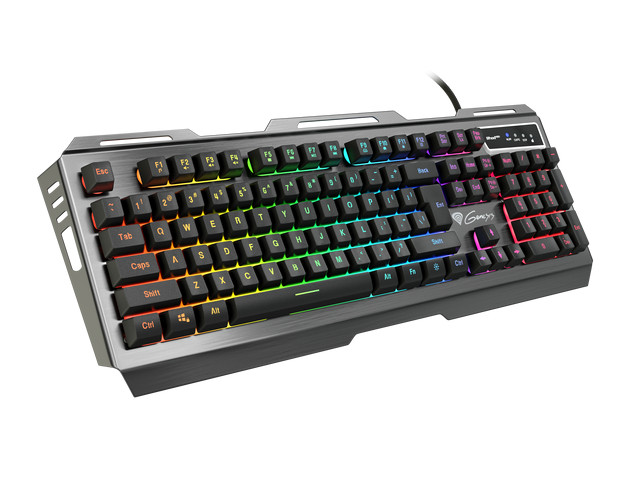 Pilt Genesis | Rhod 420 | Gaming keyboard | RGB LED light | US | Wired | Black | 1.6 m