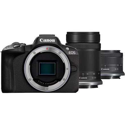 Pilt Canon | Megapixel 24.2 MP | Image stabilizer | ISO sensitivity (max) 32000 | Display diagonal 2.95 " | Wi-Fi | Video recording | Automatic, manual | CMOS | Black