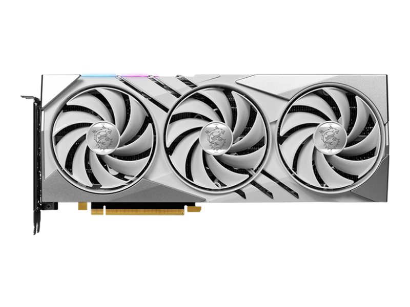 Pilt MSI | GeForce RTX 4070 GAMING X SLIM WHITE 12G | NVIDIA | 12 GB | GeForce RTX 4060 | GDDR6X | HDMI ports quantity 1 | PCI Express Gen 4 | Memory clock speed 2625 MHz