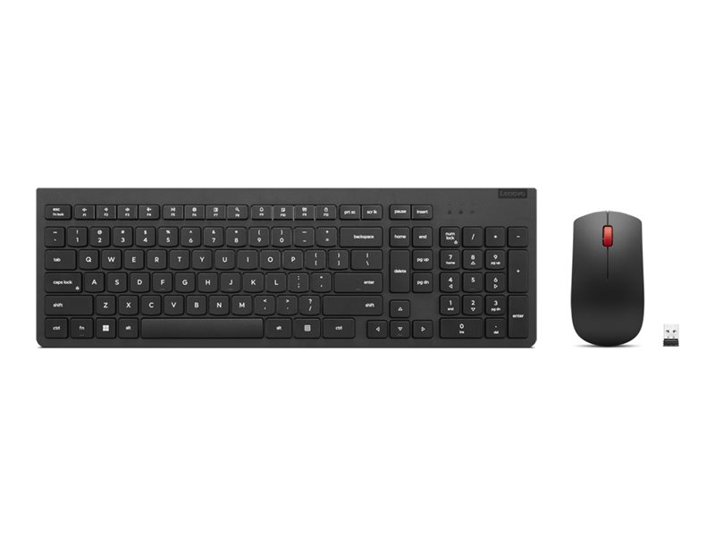 Pilt Lenovo | Essential Wireless Combo Keyboard and Mouse Gen2 | Keyboard and Mouse Set | 2.4 GHz | NORD | Black