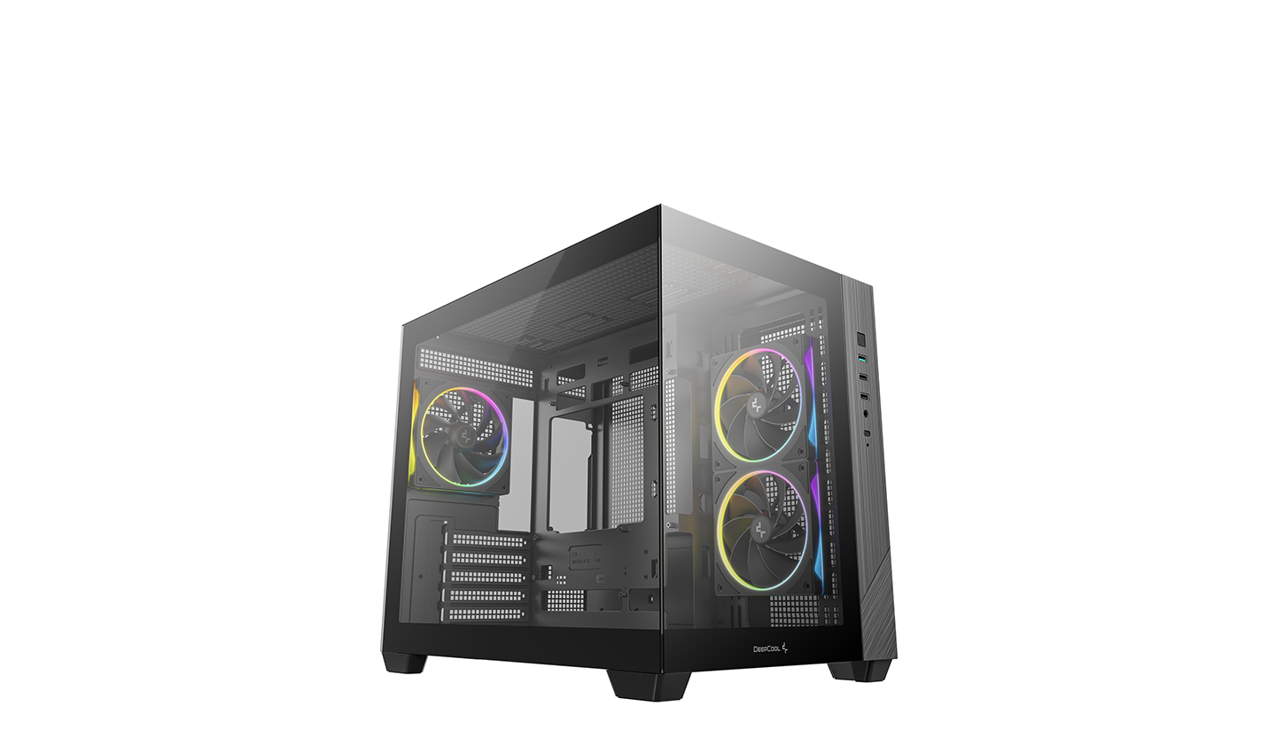 Pilt Deepcool Case | CG330 3F | Black | Micro ATX