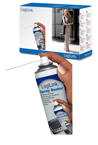 Pilt Logilink | Cleaning Duster Spray (400 ml) | Compressed air cleaner | 400 ml