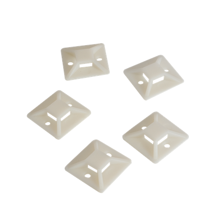 Pilt Cable Tie Mounts 28x28 mm | KAB0044 | Adhesive base for cable ties. For the structured laying of cables or hoses.