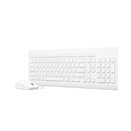 Pilt Lenovo | Wireless Combo Keyboard & Mouse | 510 | White | Keyboard and Mouse Combo | 2.4 GHz Wireless via Nano USB | Batteries included | English | White