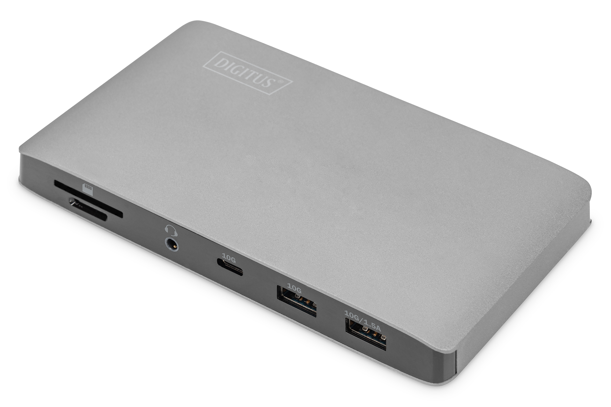 Pilt Digitus | Universal Docking Station | Dock | Ethernet LAN (RJ-45) ports | VGA (D-Sub) ports quantity | DisplayPorts quantity | USB 3.0 (3.1 Gen 1) Type-C ports quantity | USB 3.0 (3.1 Gen 1) ports quantity | USB 2.0 ports quantity | HDMI ports quantity | Ethernet LAN | Warranty  month(s)