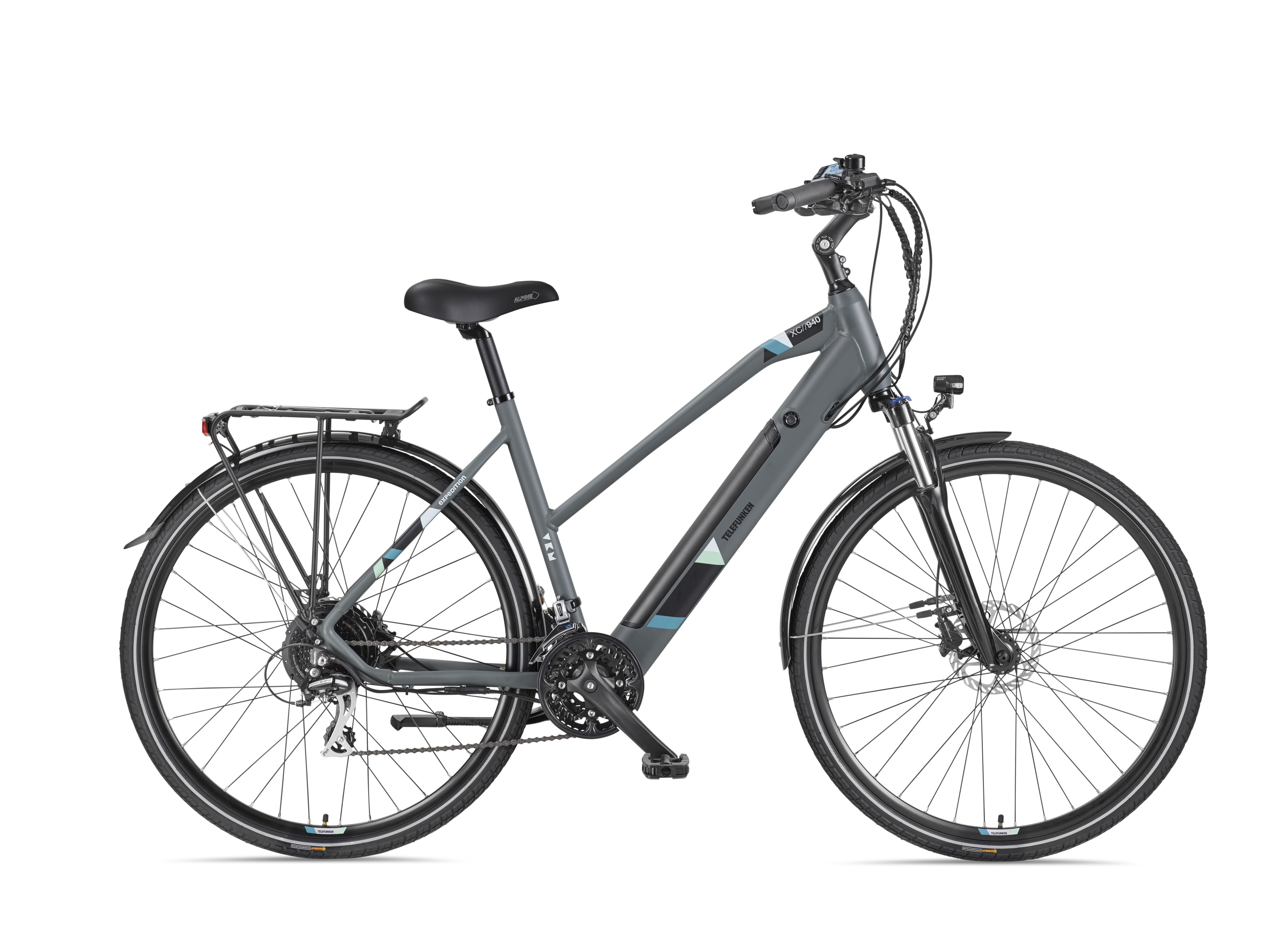 Pilt Telefunken | Expedition XC940 | Trekking E-Bike | 28 " | 24 month(s) | Anthracite