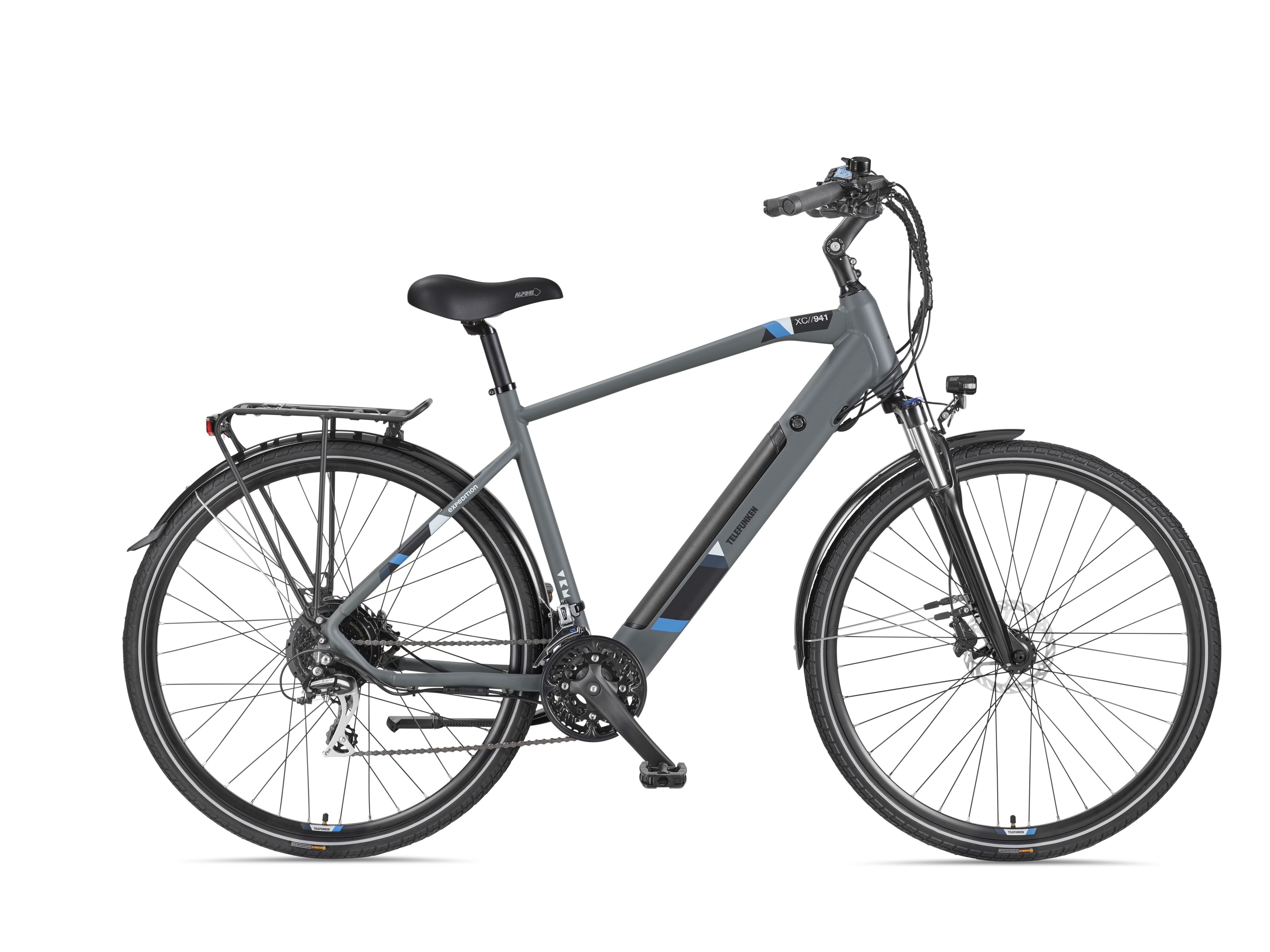 Pilt Telefunken | Expedition XC941 | Trekking E-Bike | 28 " | 24 month(s) | Anthracite