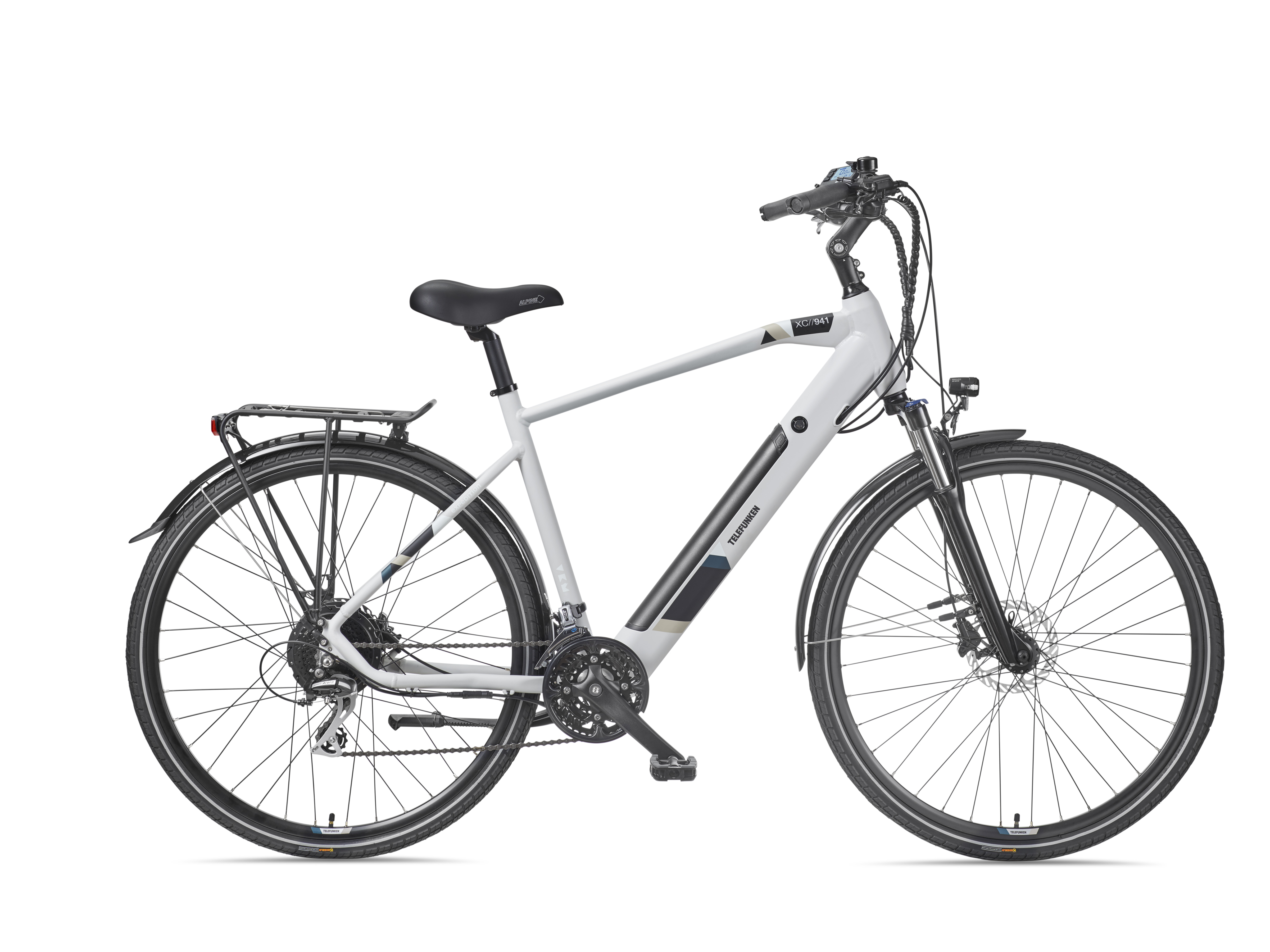 Pilt Telefunken | Expedition XC941 | Trekking E-Bike | 28 " | 24 month(s) | Light Grey