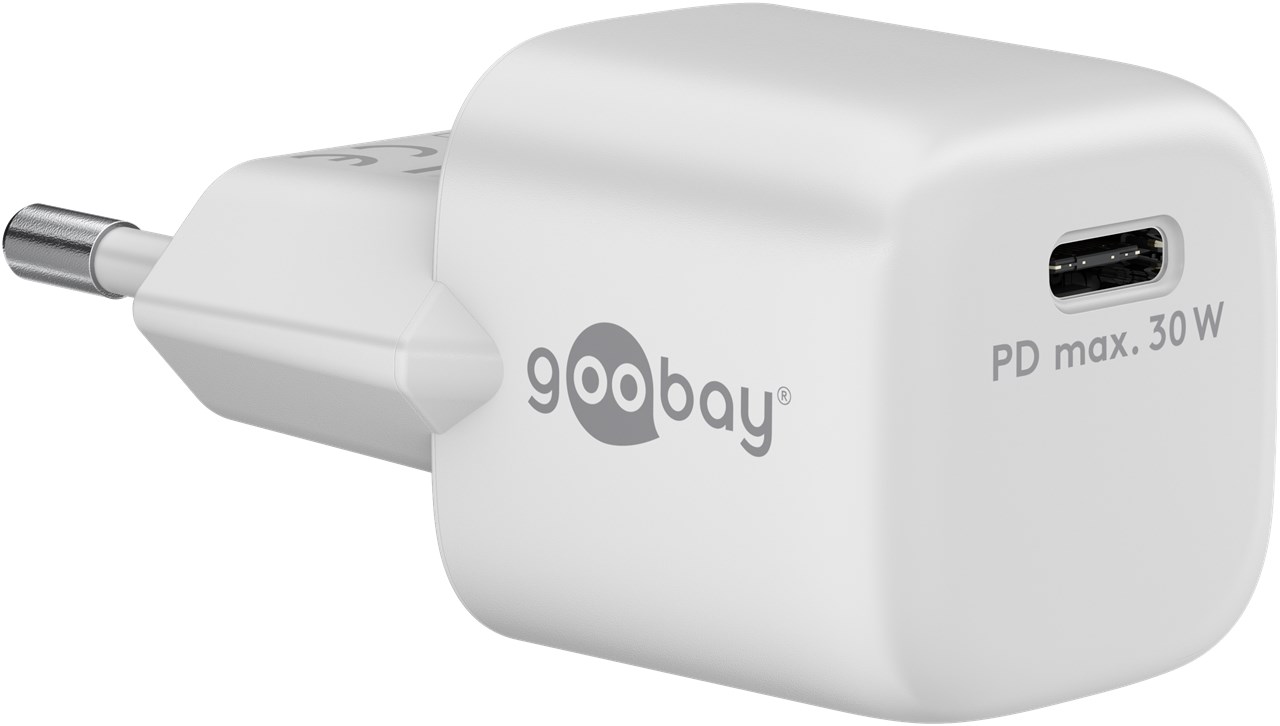 Pilt Goobay | USB-C PD GaN Fast Charger Nano (30 W) | 59716 | N/A