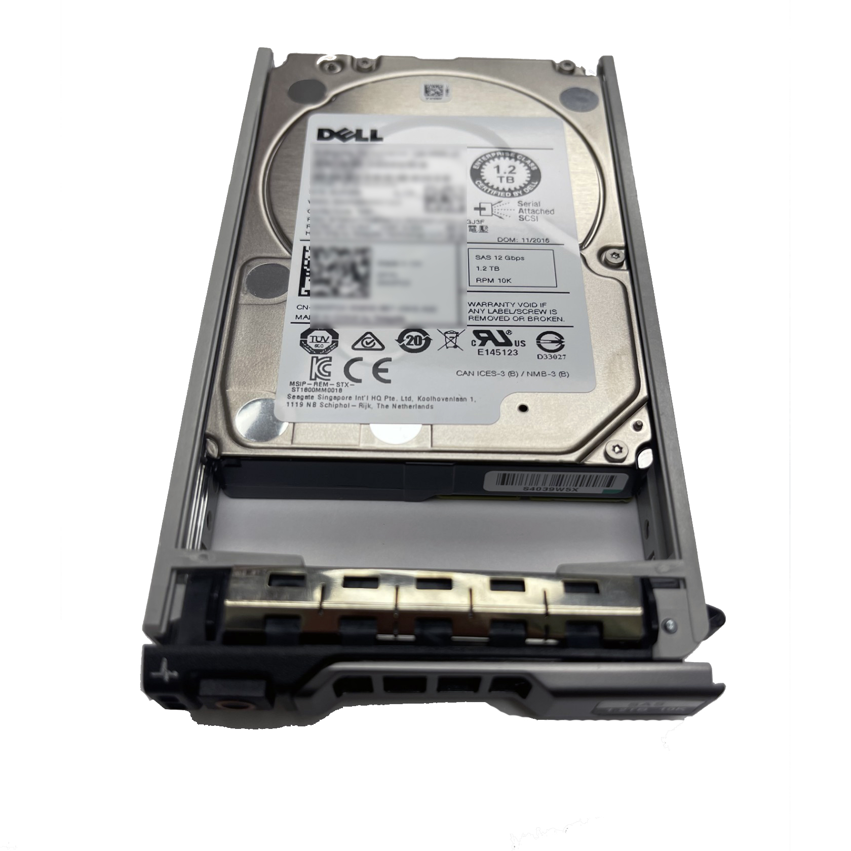 Pilt Dell HDD 2.5" / SAS / 12Gbps / 512n / Hot-Plug / 3.5" HYB Carrier / 14G/15G | 10000 RPM | 1200 GB