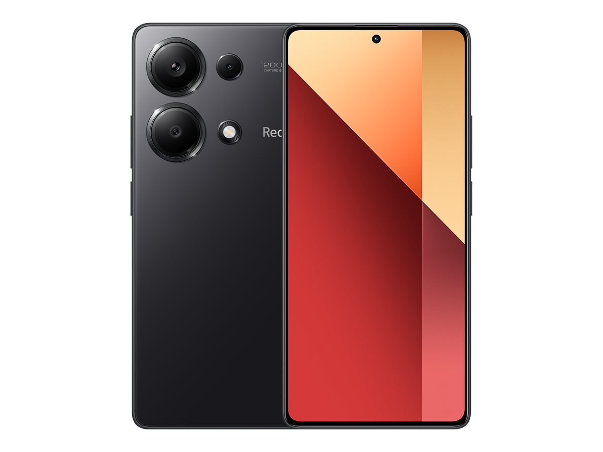 Pilt Xiaomi | Redmi | Note 13 Pro | Midnight Black | 6.67 " | AMOLED | 1080 x 2400 pixels | Mediatek | Internal RAM 8 GB | 256 GB | Dual SIM | Nano-SIM | 4G | Main camera 200+8+2 MP | Secondary camera 16 MP | Android | 13 | 5000 mAh