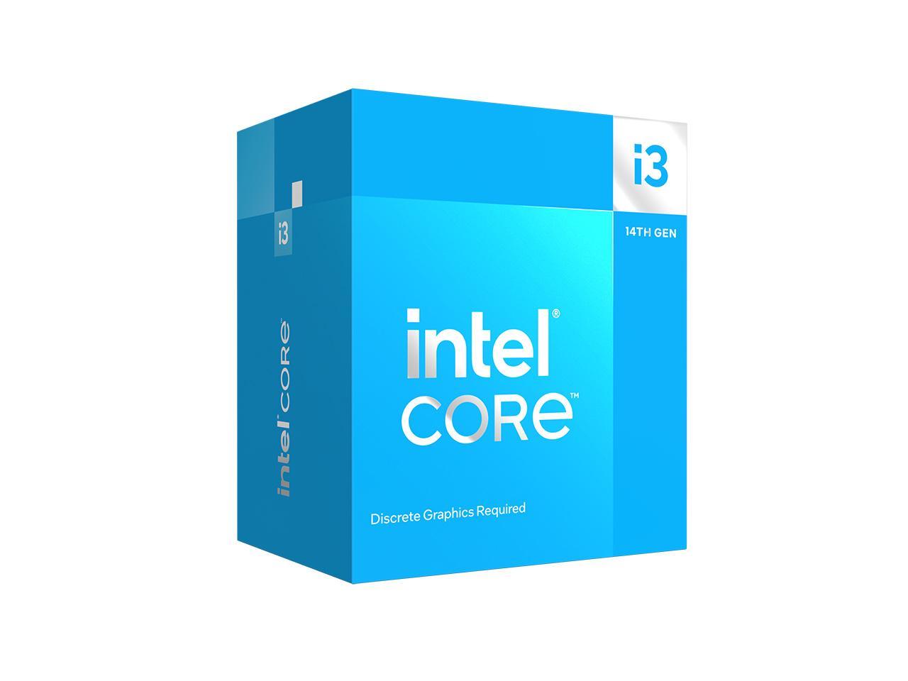 Pilt Intel | i3-14100F | FCLGA1700 | Processor threads 8 | Intel Core i3 | Processor cores 4