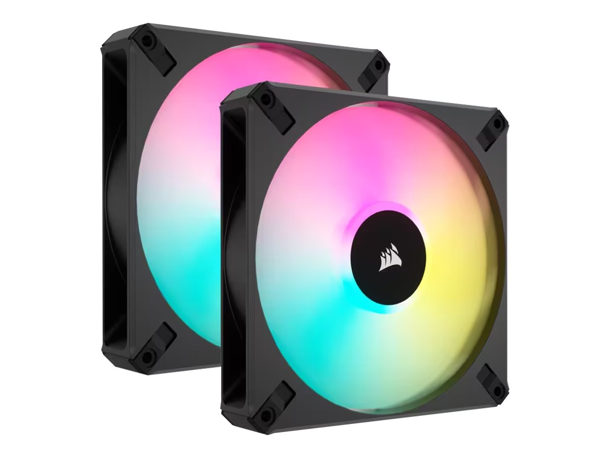 Pilt Corsair | 140mm PWM Dual Fan Kit | iCUE AF140 RGB ELITE | Case Fan