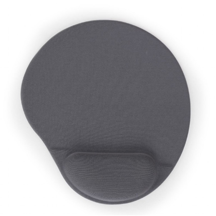 Pilt Gembird | MP-GEL-GR Gel mouse pad with wrist support, grey Comfortable | Gel mouse pad | Grey