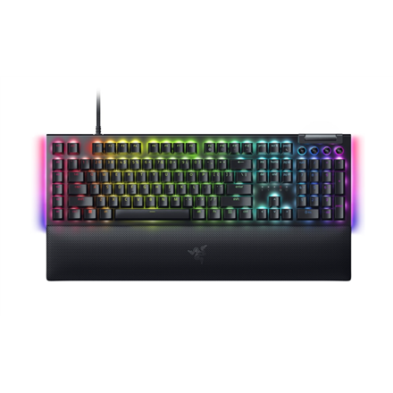 Pilt Razer | BlackWidow V4 | Mechanical Gaming keyboard | Wired | US | Black | Green Switch