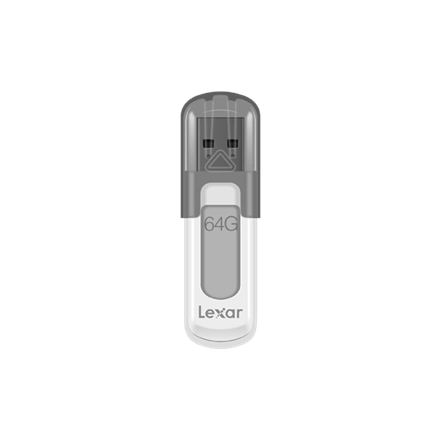 Pilt Lexar | Flash drive | JumpDrive V100 | 64 GB | USB 3.0 | Grey