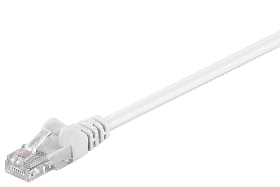 Pilt Goobay | CAT 5e U/UTP | RJ45 | White