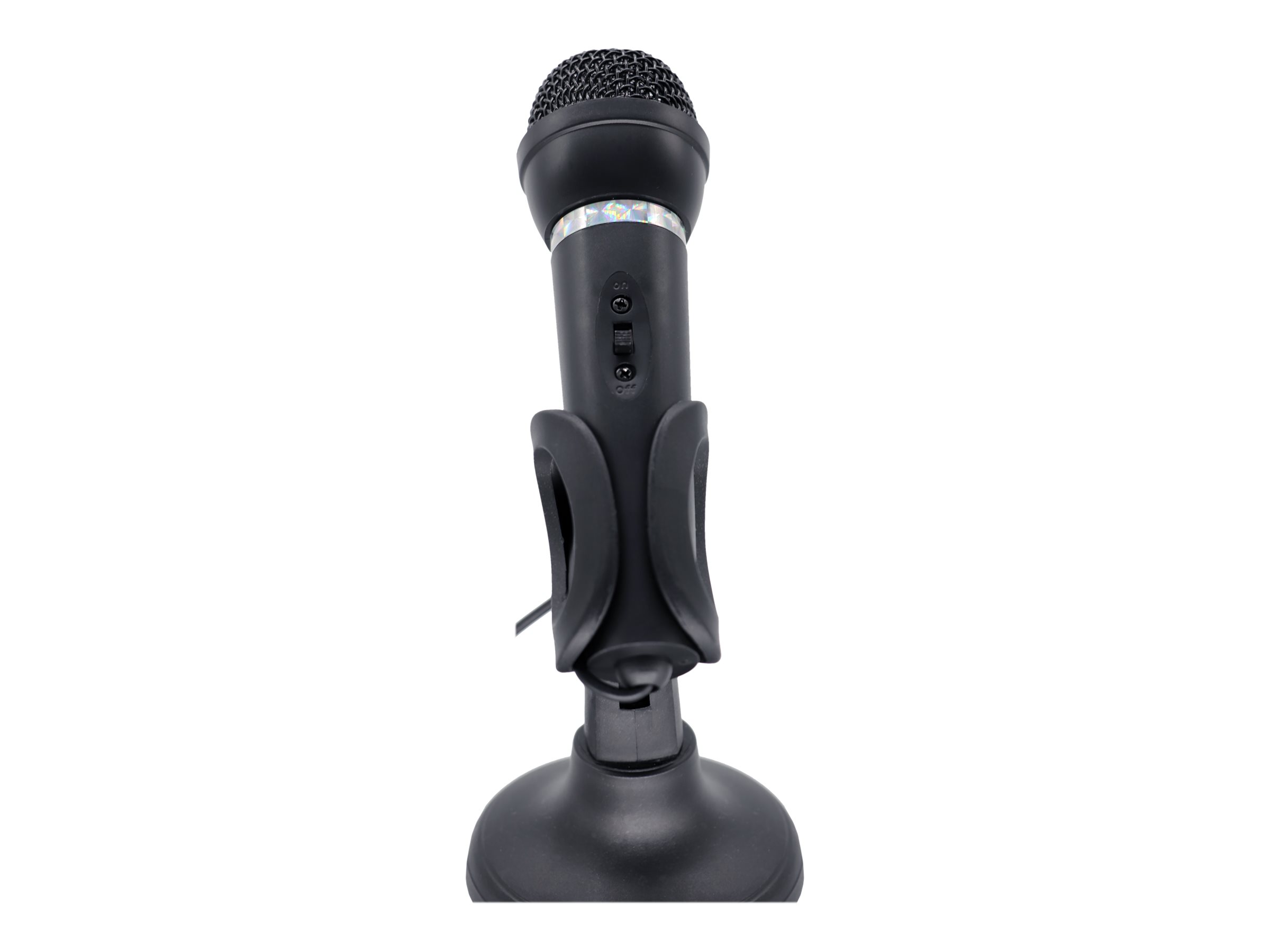 Pilt Gembird | Condenser Microphone with Desk-stand | MIC-D-04 | 3.5 mm jack | Black