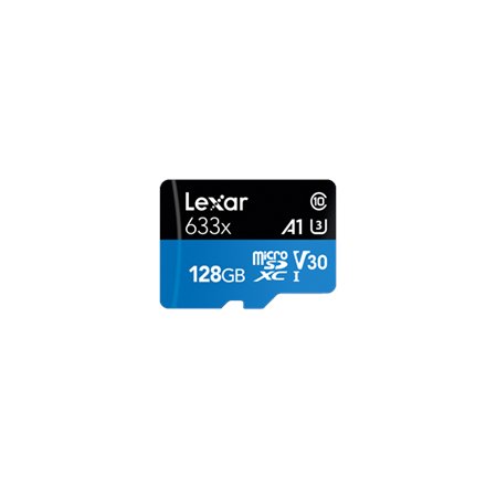 Pilt Lexar | High-Performance 633x | UHS-I | 128 GB | micro SDXC