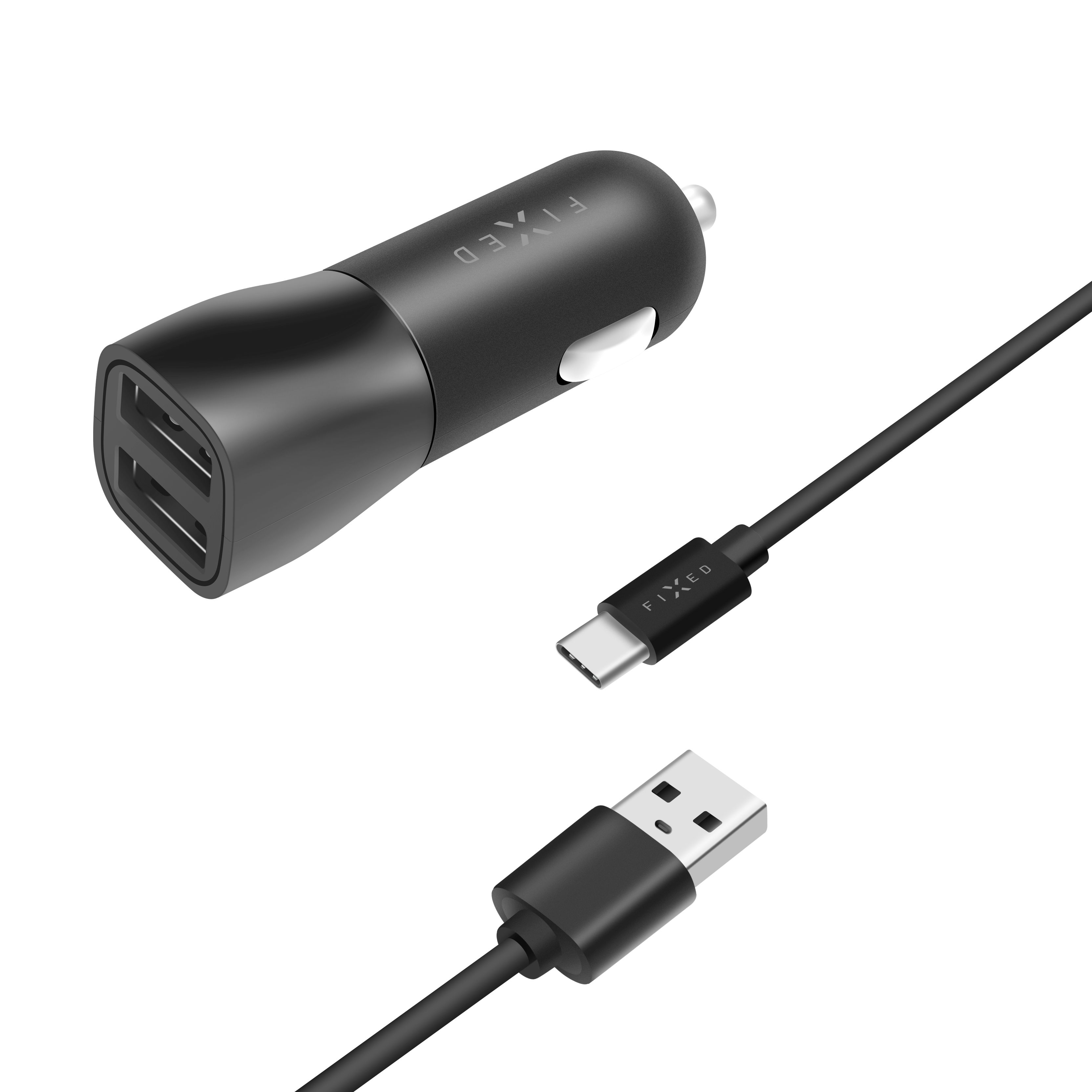 Pilt Fixed | Dual USB Cable | Car Charger