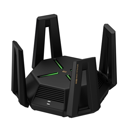 Pilt Tri-Band Wireless Wi-Fi 6 Router | Mi AX9000 | 802.11ax | 4804+2402+1148 Mbit/s | 10/100/1000/2500 Mbit/s | Ethernet LAN (RJ-45) ports 5 | Mesh Support Yes | MU-MiMO Yes | No mobile broadband | Antenna type External/Internal | 1 x USB 3.0