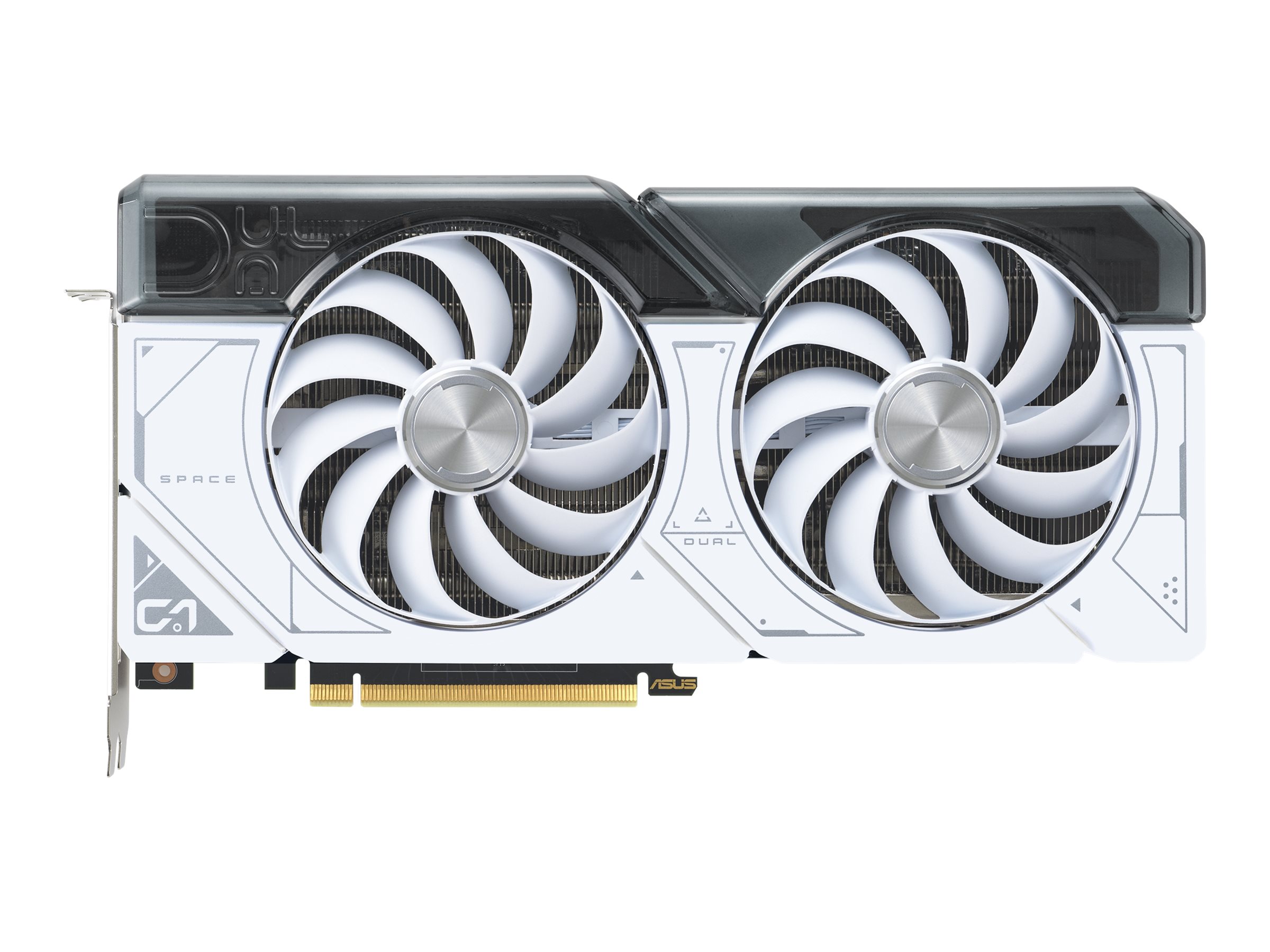 Pilt Asus Dual GeForce RTX 4070 SUPER White OC Edition 12GB GDDR6X | NVIDIA | 12 GB | GeForce RTX 4070 SUPER | GDDR6X | HDMI ports quantity 1 | PCI Express 4.0