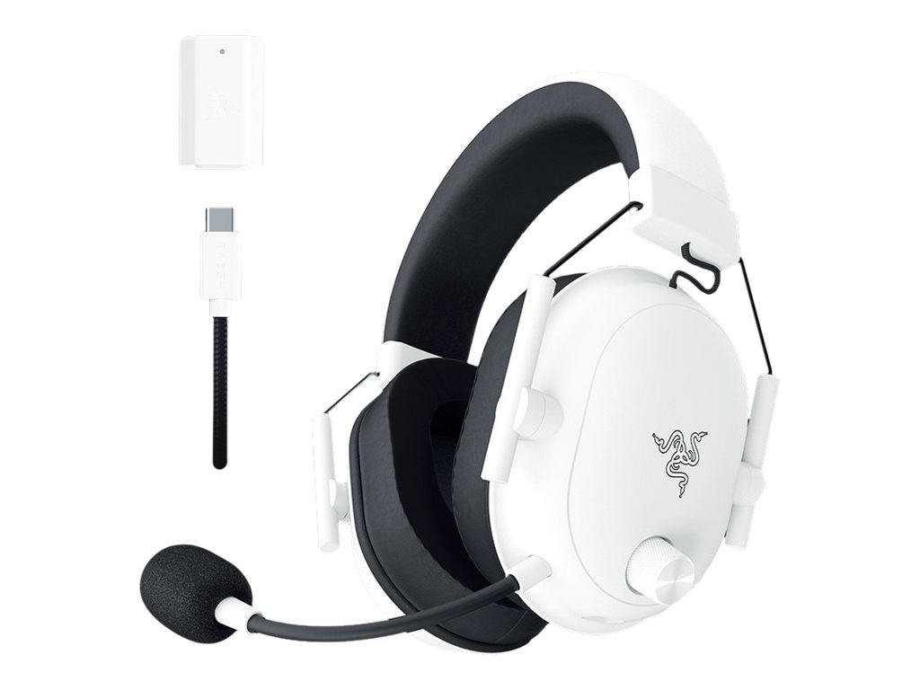 Pilt Razer | Gaming Headset | BlackShark V2 HyperSpeed | Wireless/Wired | Over-Ear | Microphone | Noise canceling | Wireless | White