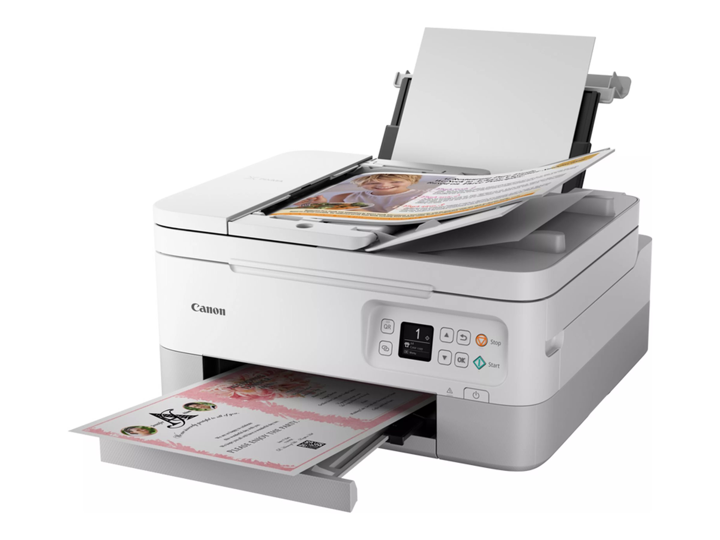 Pilt Canon Canon PIXMA TS7451i | Colour | Inkjet | Copy, Print, Scan | Wi-Fi | Maximum ISO A-series paper size A4 | White