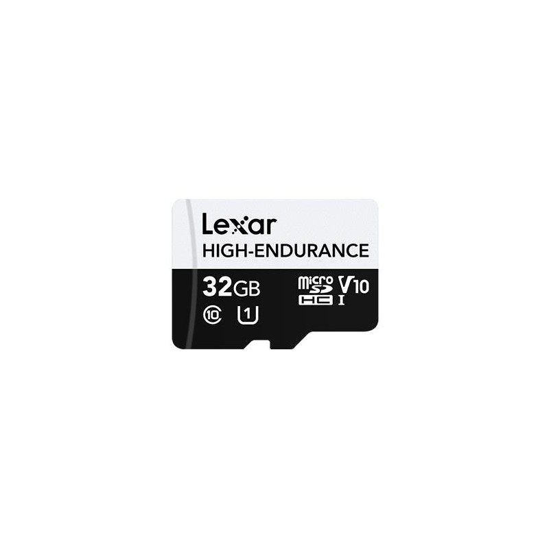 Pilt Lexar | Flash Memory Card | High-Endurance | 32 GB | microSDHC | Flash memory class UHS-I