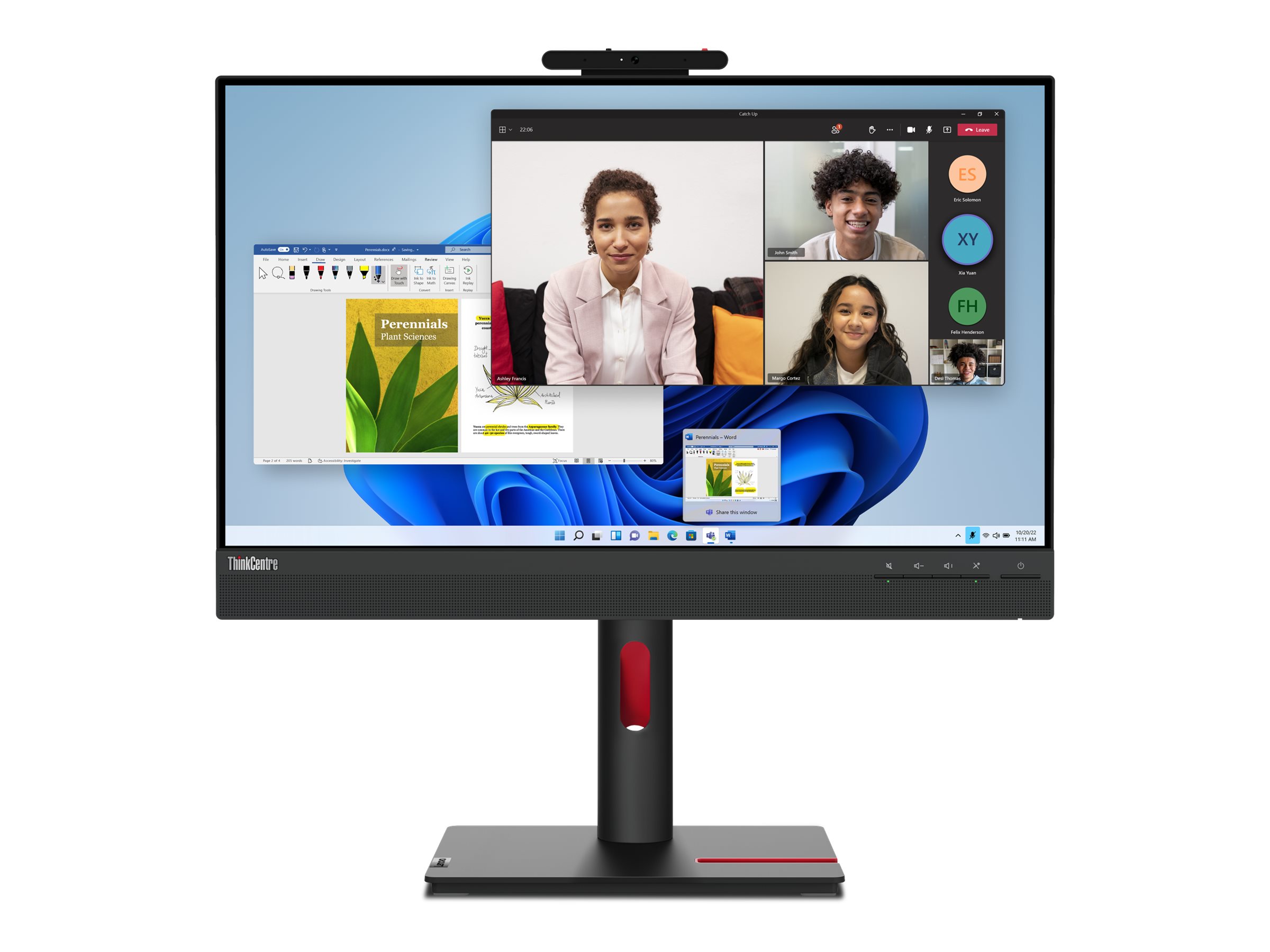 Pilt Lenovo | ThinkCentre | TIO 24 Gen 5 | 23.8 " | In-plane switching | 16:9 | 60 Hz | 4 ms | Touchscreen | 1920 x 1080 pixels | 250 cd/m² | HDMI ports quantity 1 | Black | Warranty 36 month(s)