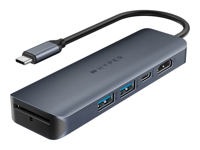 Pilt Hyper | HyperDrive EcoSmart Gen.2 Universal USB-C 6-in-1 Hub with 100 W PD Power Pass-thru