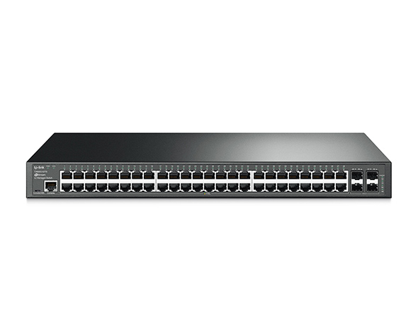Pilt TP-LINK | Switch | T2600G-52TS | Managed L2 | Rackmountable | Gigabit Ethernet (copper) ports quantity 48 | SFP ports quantity 4 | 36 month(s)