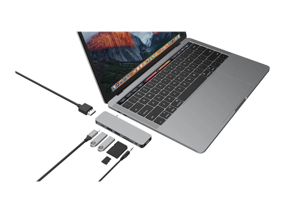 Pilt Hyper HyperDrive USB-C 7-in-1 Laptop Form-Fit Hub