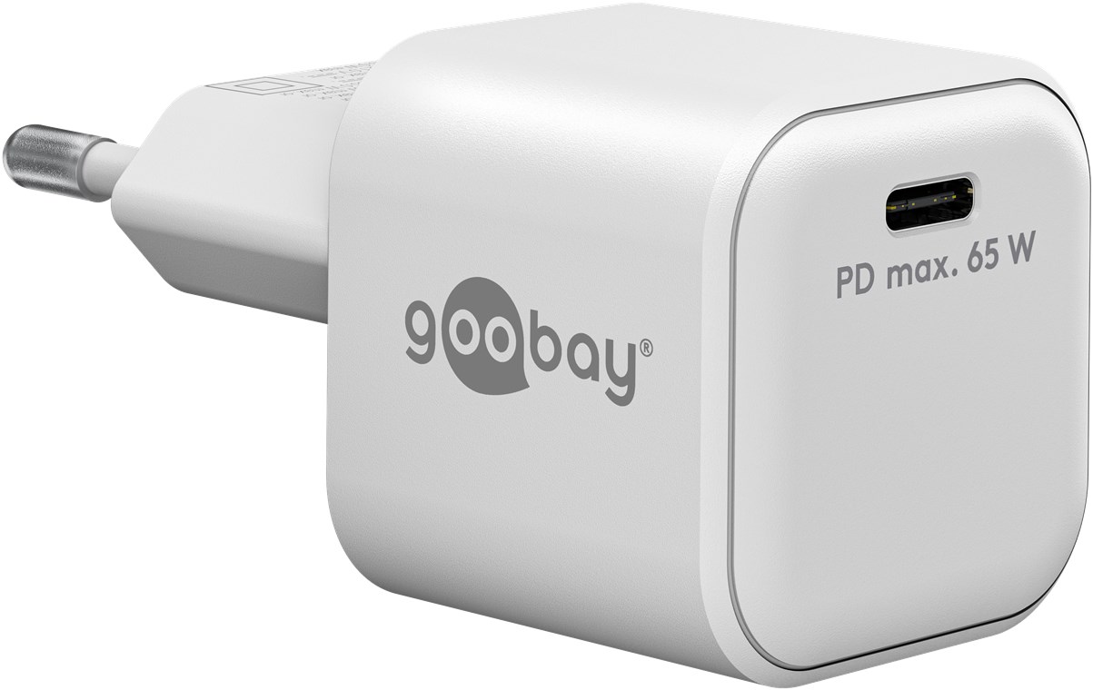 Pilt Goobay 65370 USB-C USB-C TM Dual Fast Charger (36 W), White | Goobay 5370 USB-C USB-C TM Dual Fast Charger (36 W)