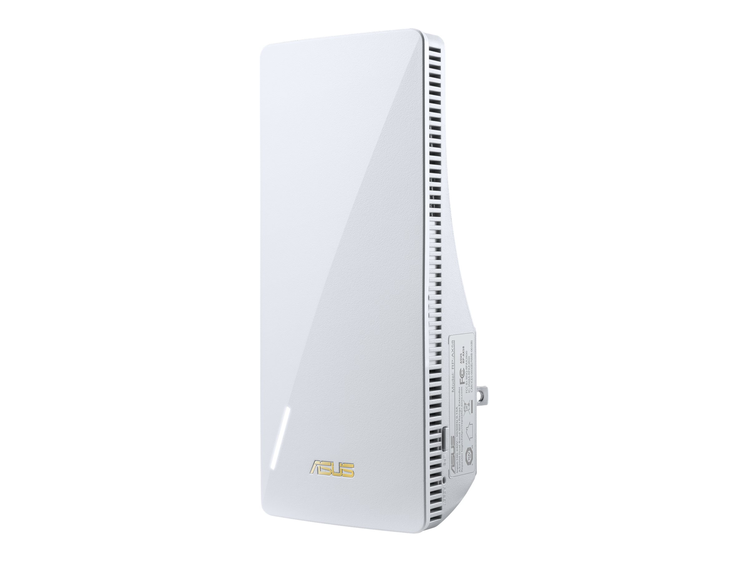 Pilt AX3000 Dual-band WiFi 6 Range Extender (EU) | RP-AX58 | 802.11ax | 574+2402 Mbit/s | 10/100/1000 Mbit/s | Ethernet LAN (RJ-45) ports 1 | Mesh Support Yes | MU-MiMO No | No mobile broadband | Antenna type Internal