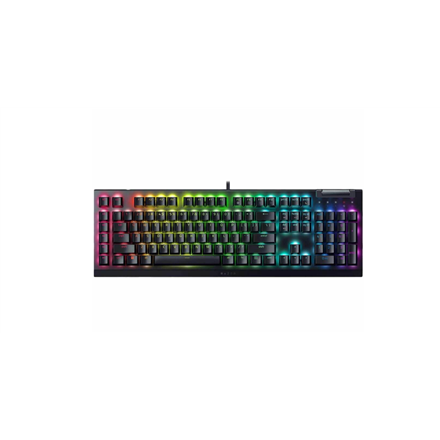 Pilt Razer | BlackWidow V4 X | RGB | Gaming keyboard | Wired | RU | Black | Yellow Switch