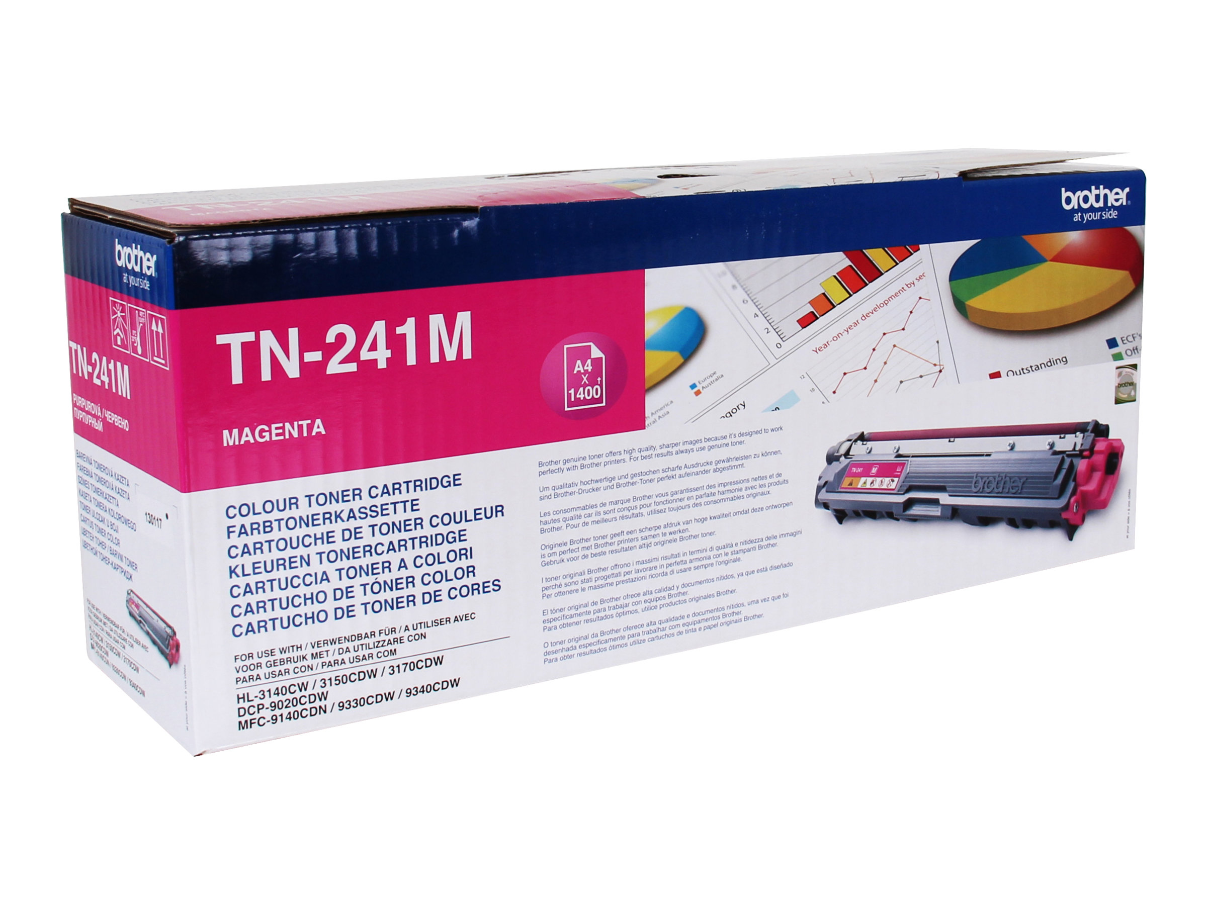 Pilt Brother TN-241M | Toner Cartridge | Magenta